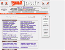 Tablet Screenshot of centraljob.fr